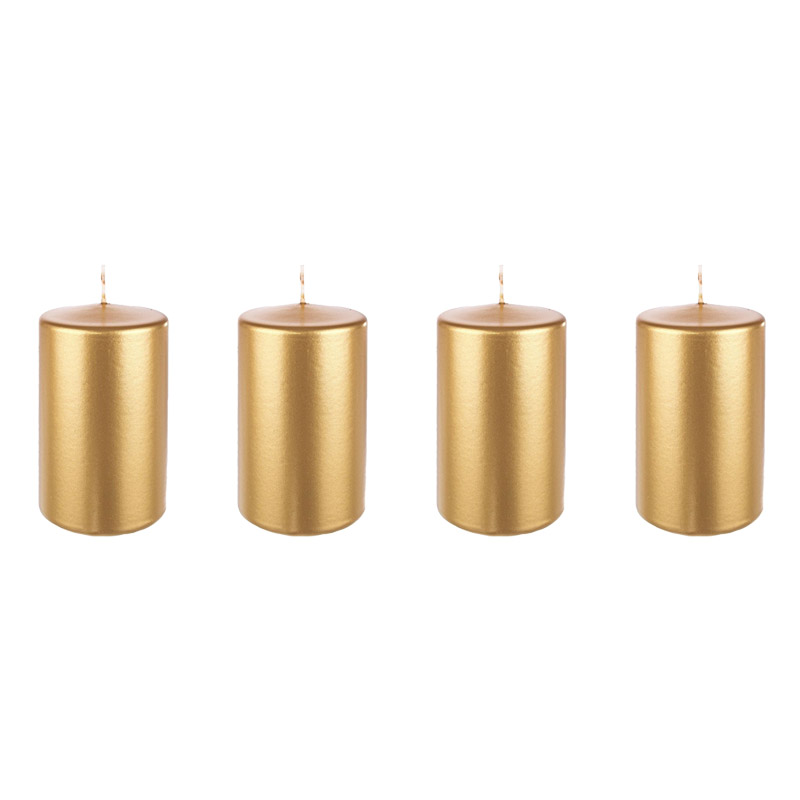 Candele d'oro per corona dell'Avvento (120x58) - 4 candele  