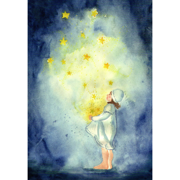 Cartoline: Pioggia di stelle di Karin Greisner