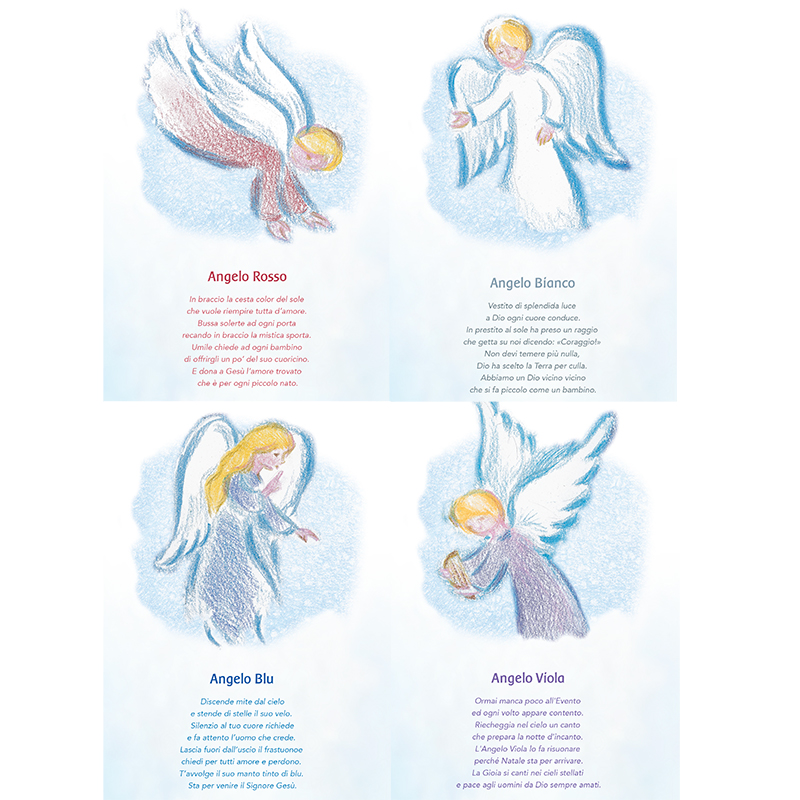 Stampe A5: Gli Angeli dell'Avvento (4 stampe)