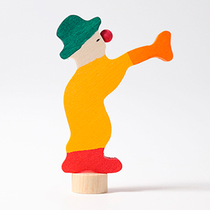 Figura decorativa - Clown con tromba