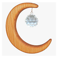 Acchiappasole da appendere (in legno) - Luna 