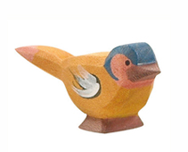 Uccellino in legno - Fringuello