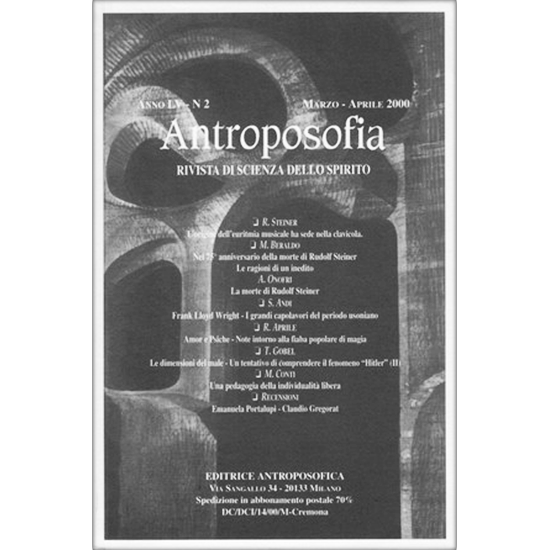 Antroposofia - Rivista di scienza dello spirito - Marzo Aprile 2000