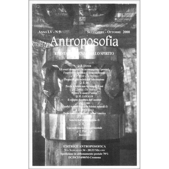 Antroposofia - Rivista di scienza dello spirito - Settembre Ottobre 2000