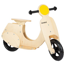 Scooter in legno naturale per bambini