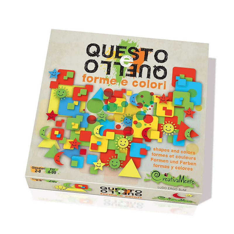 Gioco in scatola: Questo e Quello - Forme e Colori