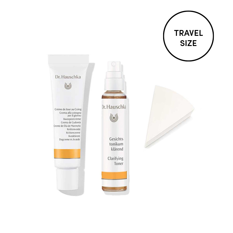 Travel kit Dr Hauschka - Una beauty routine per tutti i giorni - Cotogna