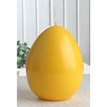 Candela a forma di uovo (Grande 14x10cm) - giallo