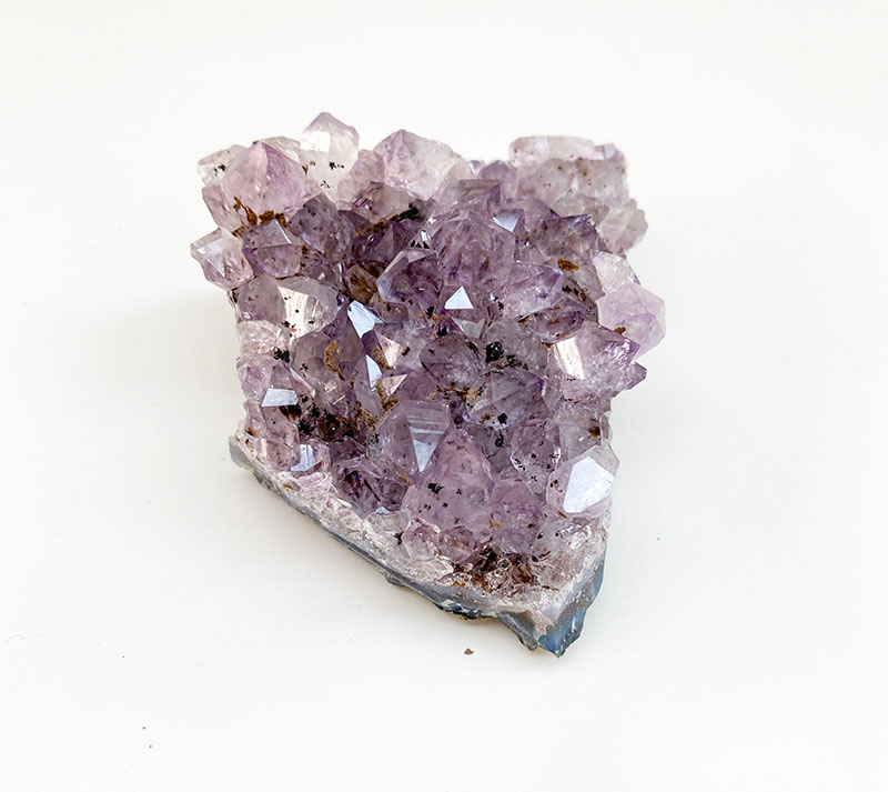 Minerale - Drusa di Ametista rutilata (5-6 cm) - Minerali e pietre