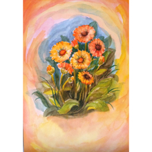 Cartolina: Fiori di Calendula