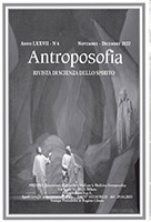 Antroposofia - Rivista di scienza dello spirito - Novembre Dicembre 2022