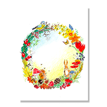 Cartolina: il cerchio delle stagioni
