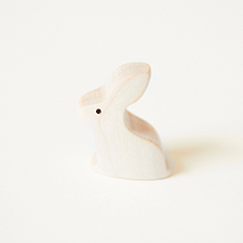 Coniglietto di Pasqua - in legno d'acero 