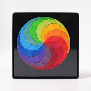Puzzle magnetico libero - Spirale colorata