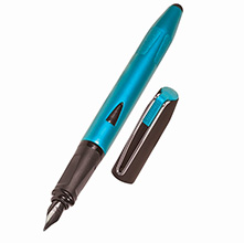 Penna stilografica in metallo - Azzurra