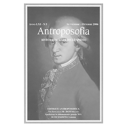 Antroposofia - Rivista di scienza dello spirito - Settembre Ottobre 2006