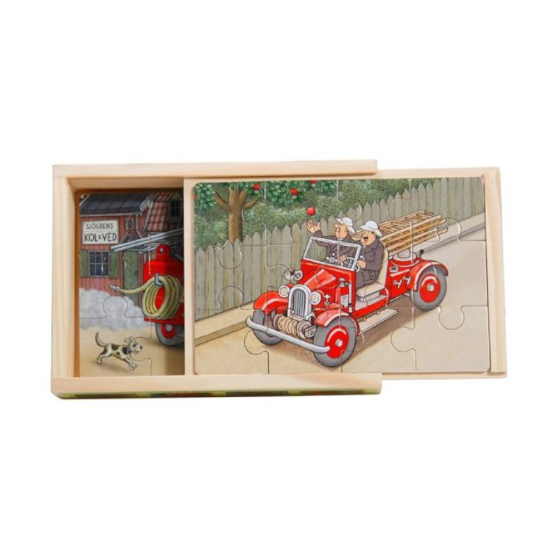 Puzzle - Pompieri (scatola con 4 soggetti diversi)