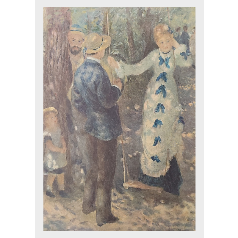 Cartolina: L'altalena di Auguste Renoir