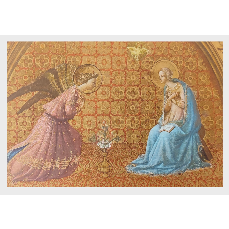 Cartolina: L'annunciazione di Beato Angelico 