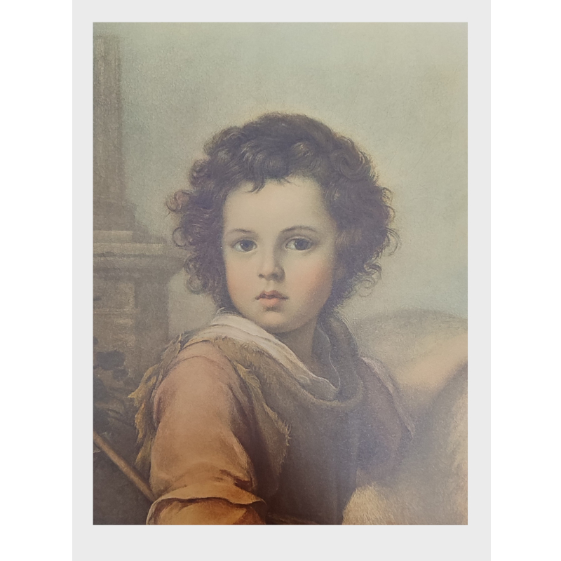 Stampa piccola (31x23cm) - Il Buon pastore di Murillo (dettaglio)