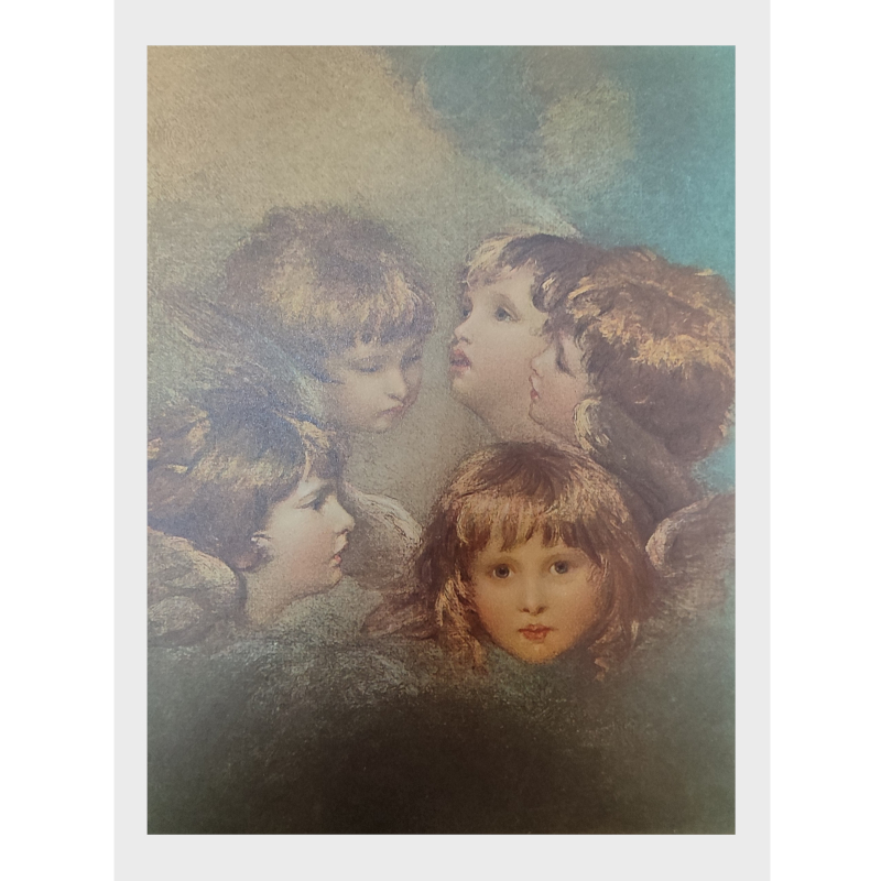 Stampa piccola (31x23cm) - Teste di angeli di Joshua Reynolds 