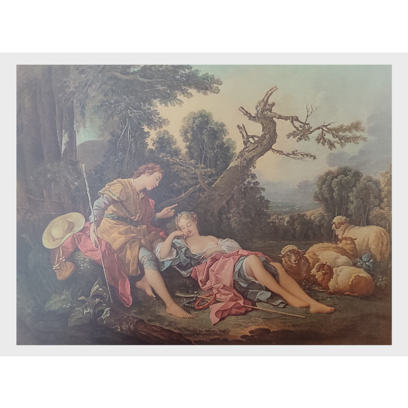 Stampa piccola (31x23cm) - La pastorella addormentata 