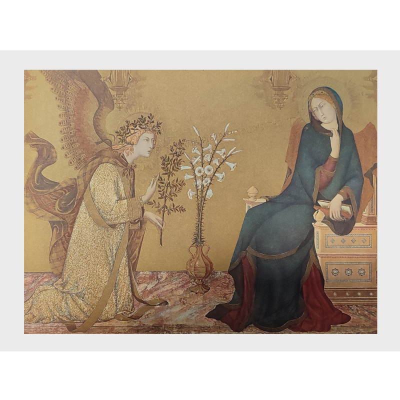 Stampa piccola (31x23cm) - L'annunciazione di Simone Martini