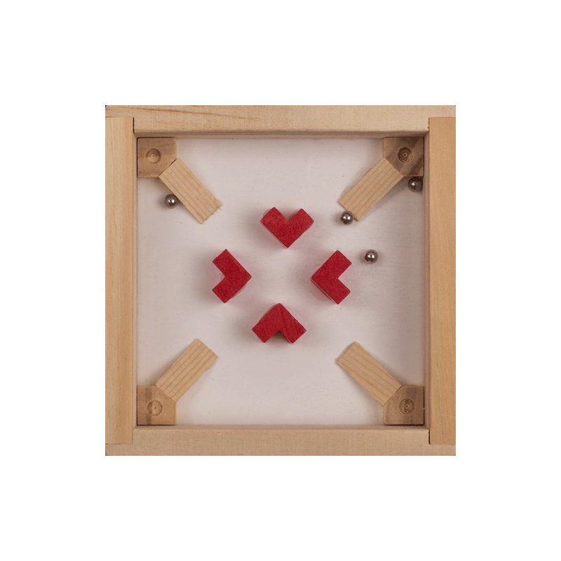 Gioco di abilità - Labirinto a incrocio in legno 