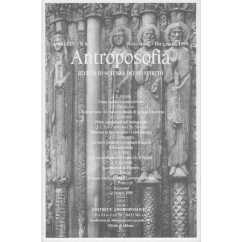 Antroposofia - Rivista di scienza dello spirito - Novembre Dicembre 1999