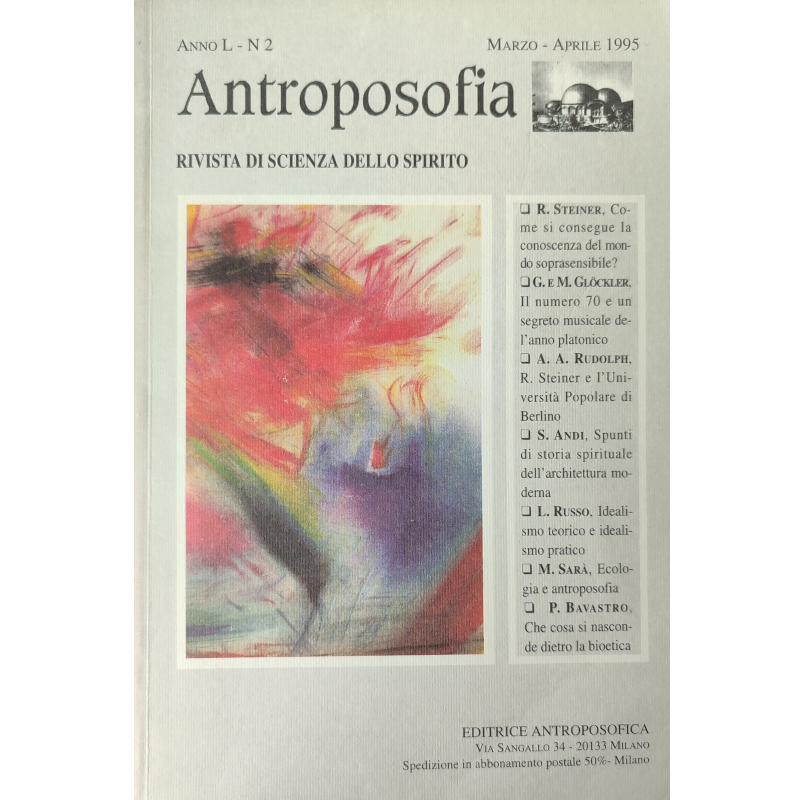Antroposofia - Rivista di scienza dello spirito - Marzo Aprile 1995