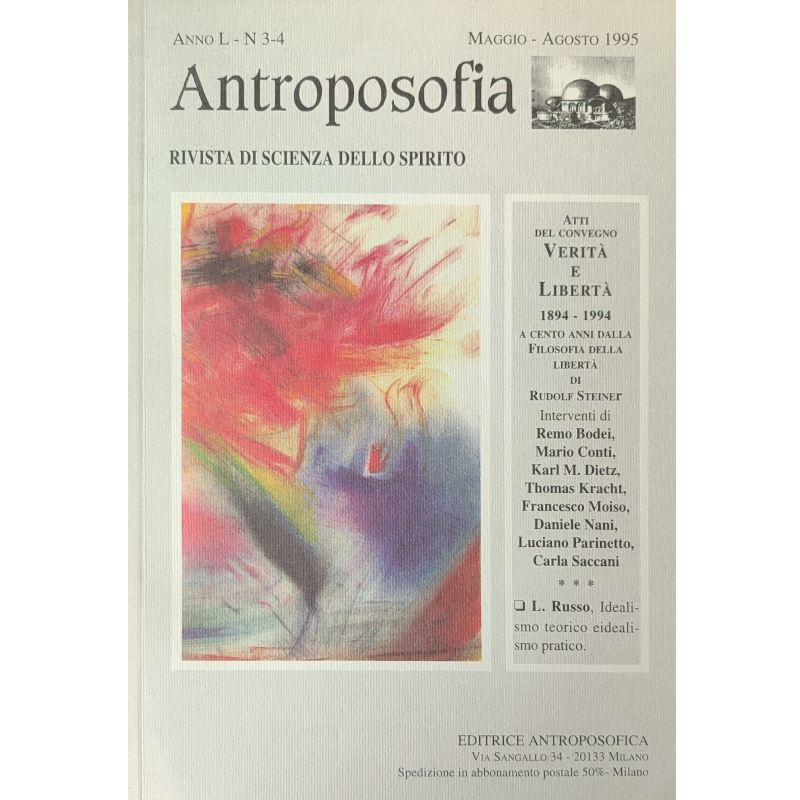 Antroposofia - Rivista di scienza dello spirito - Maggio Agosto 1995