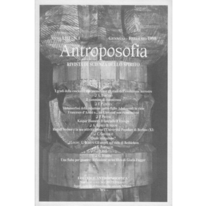 Antroposofia - Rivista di scienza dello spirito - Gennaio Febbraio 1998