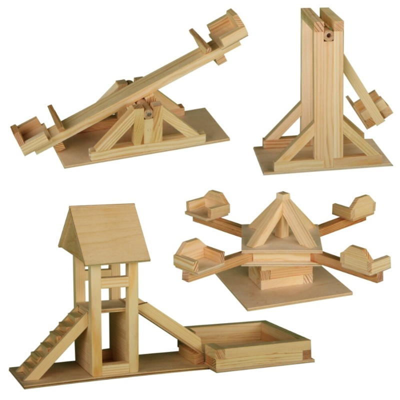 Kit per realizzare un Modellino in legno - Parco giochi
