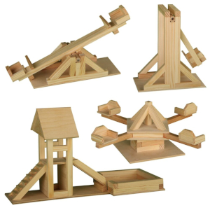 Kit per realizzare un Modellino in legno - Parco giochi