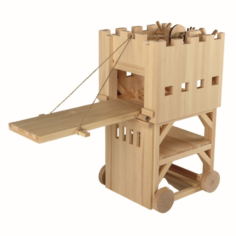 Kit per realizzare un Modellino in legno - Torre d'assedio 