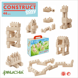 Costruzioni in legno naturale - 46 pezzi