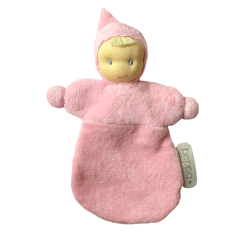 Dudu Bambolina straccetto per neonati - rosa pastello 