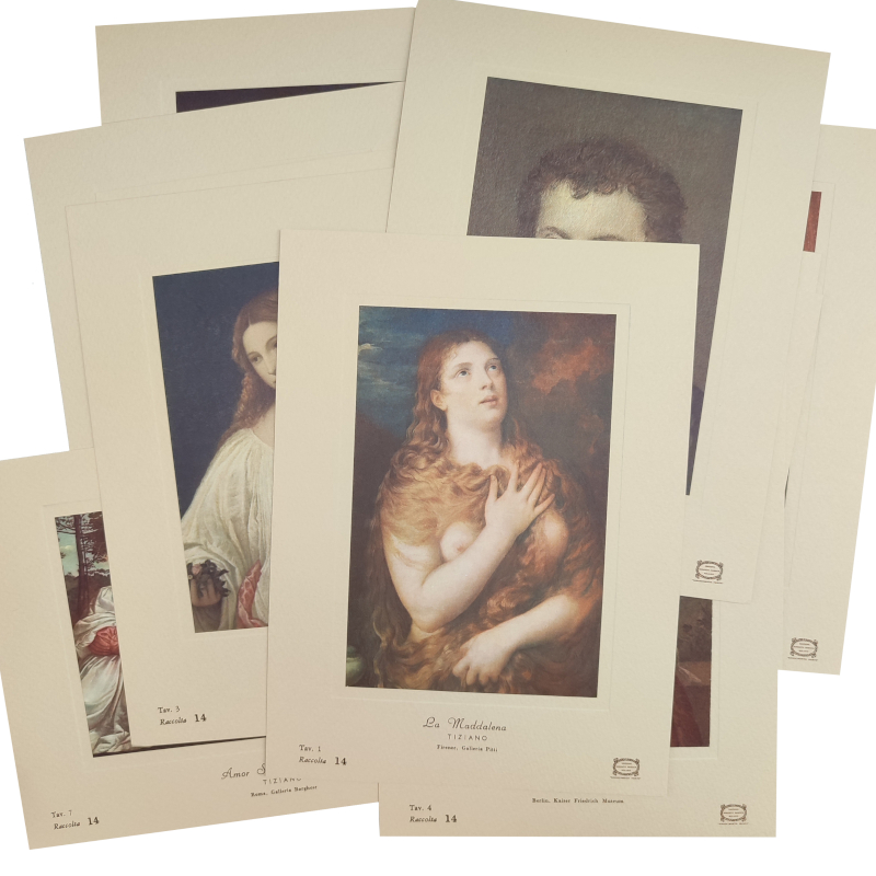 Set 12 cartoline - Quadri di Tiziano