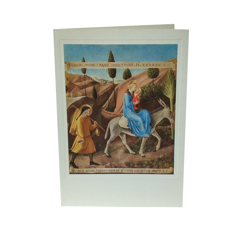 Bigliettino: La fuga in Egitto (17x12 cm)