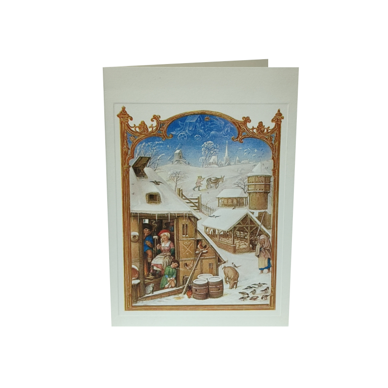 Bigliettino: La nevicata (17x12 cm)