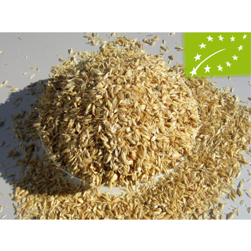 Pula di Farro biologica depolverizzata per Pula di Miglio biologica sfusa. Ricarica per riempimento