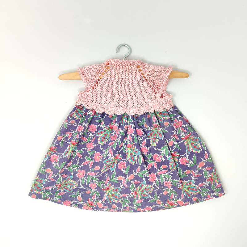 Vestito a fiori - per bambole 