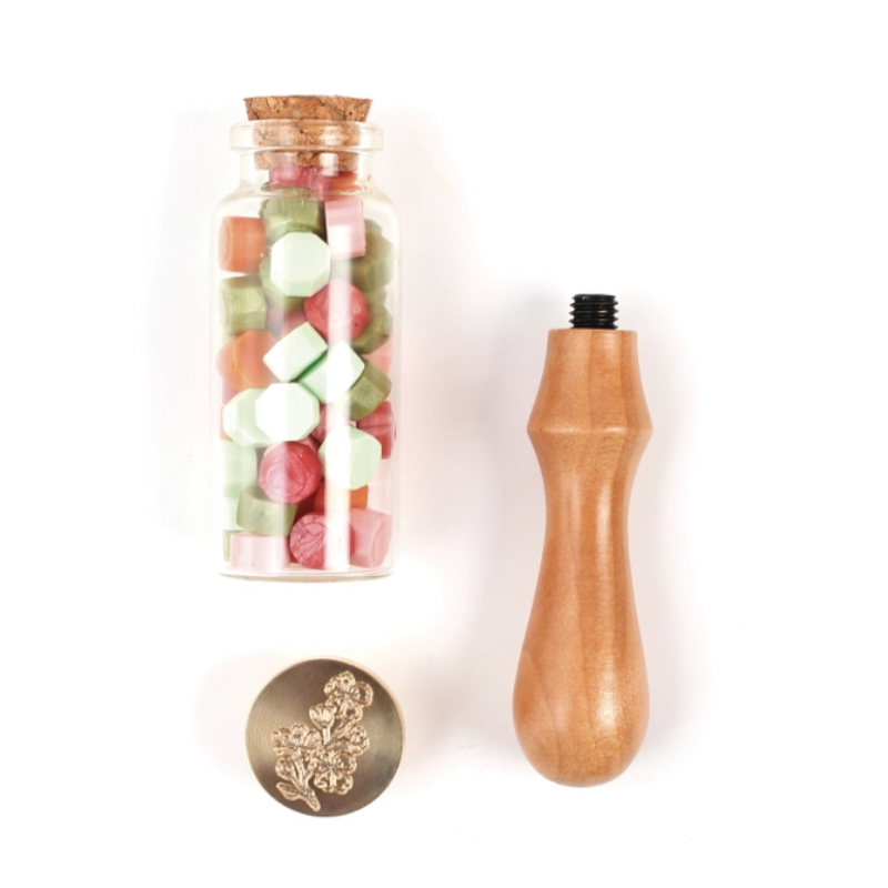 Cera lacca e sigillo Fiori - Kit Regalo
