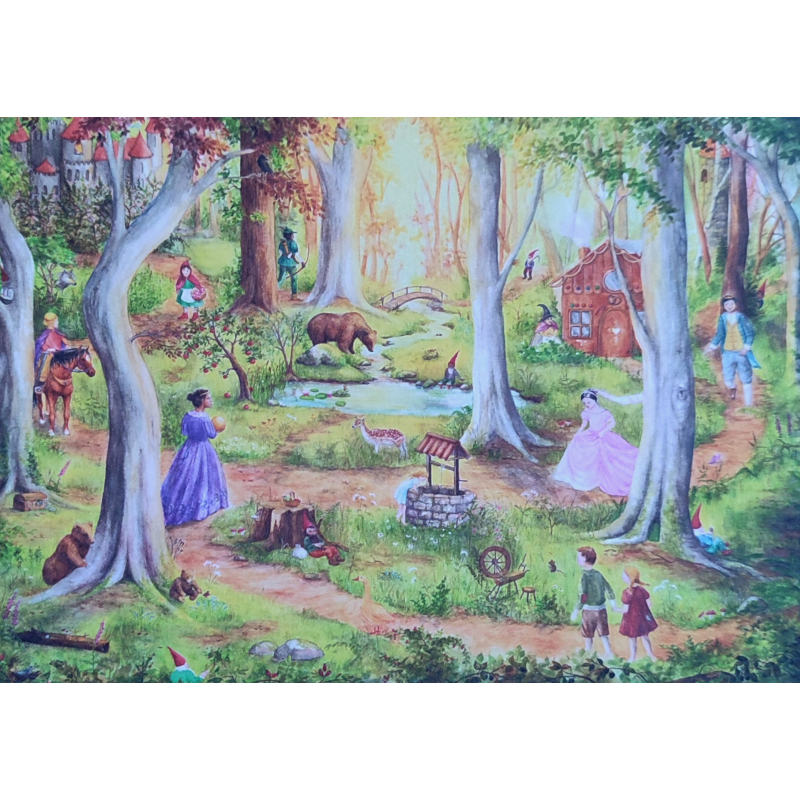 Cartolina: Il bosco delle Fiabe