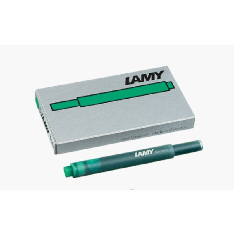 Cartucce di inchiostro verde per penna stilografica LAMY- 5 pezzi