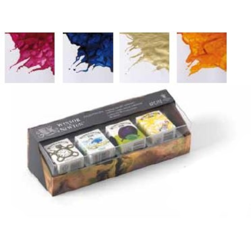 Inchiostro a china per calligrafica - 4 colori da 14ml