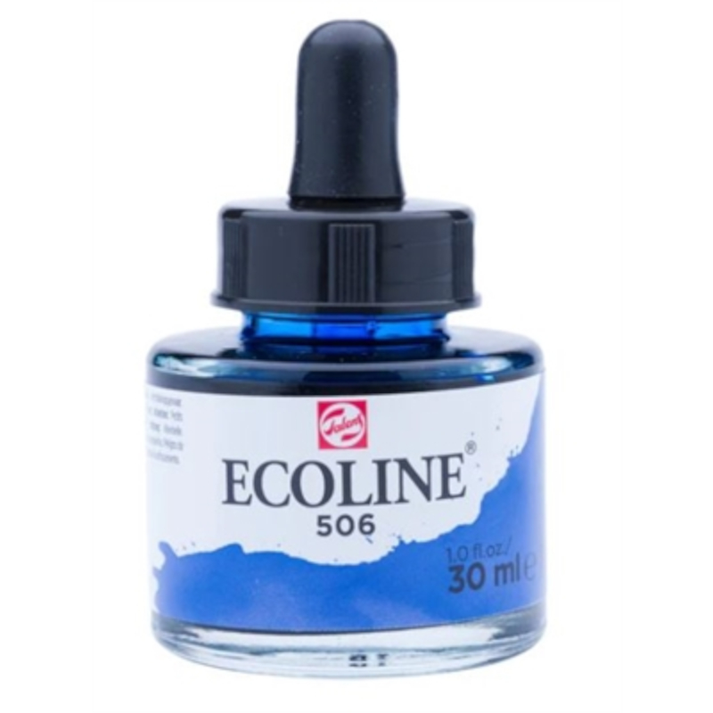 Acquarello liquido Ecoline da 30 ml - Blu oltremare 