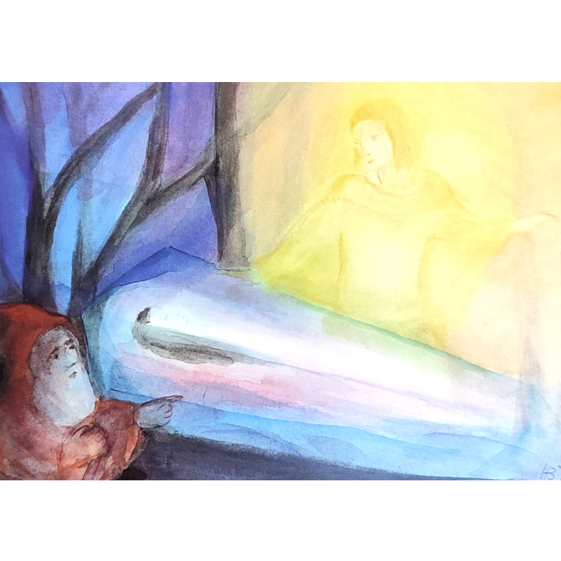 Cartolina: Biancaneve e il principe 
