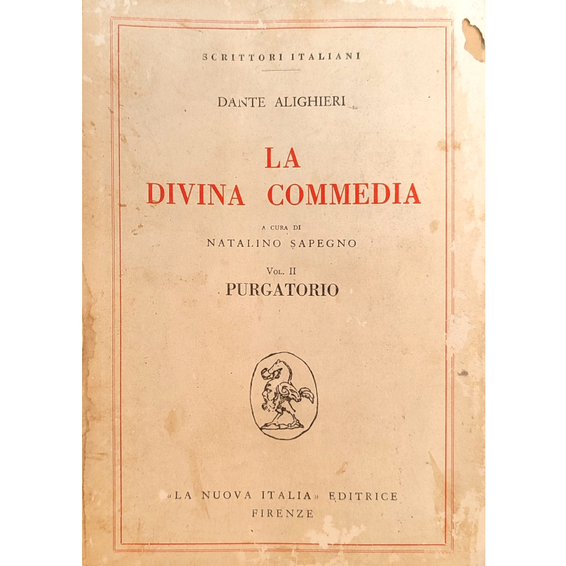 La divina commedia Vol. II - Purgatorio - Libro antico 