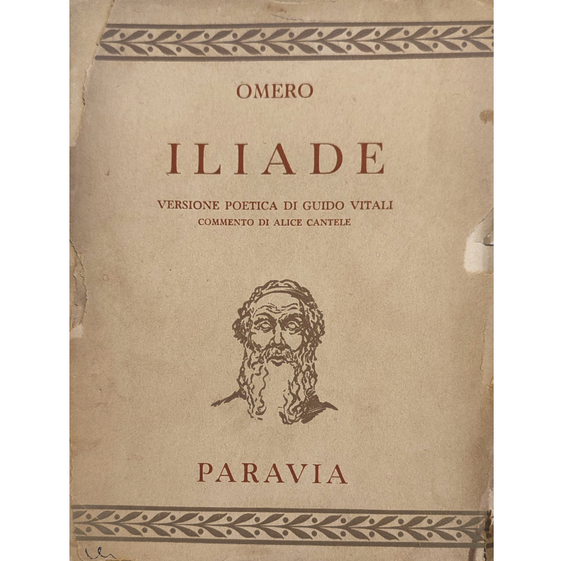 Iliade di Omero - Libro antico 